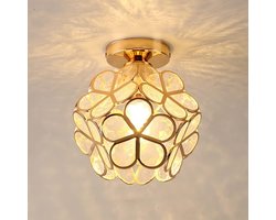 Plafondlamp Moderne Kristallen Plafonniere E27 voor Slaapkamer Woonkamer Hal Goud