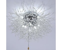 plafondlamp - Moderne Vuurwerkkroonluchter - Groot - 70cm - Met kristallen LED plafondlamp - Dimbaar 3000K-6500K driekleurenlicht