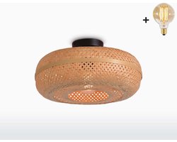 Plafondlamp - PALAWAN - Bamboe - Small.