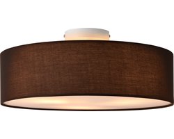 Plafondlamp plafonnière Omaha Ø 45 cm 3xE27 bruin en wit