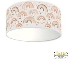 Plafondlamp Regenbogen-sfeerverlichting-incl diffuser-kinderkamer-regenboog-incl plafondfitting