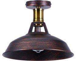 Plafondlamp Retro Slaapkamer E27 Lampenkap Industrieel Woonkamer Vintage Rood