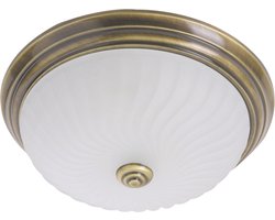 Plafondlamp Steinhauer Ø30cm - Plafond- en wandlamp - Brons