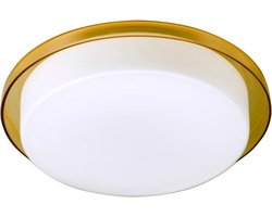 Plafondlamp Tray D300 2Xg90/40W Oranje+Opaal