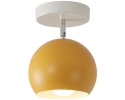 Plafondlamp Verstelbaar Slaapkamer Modern Plafonnière Bolvormig voor Kinderkamer Eetkamer Badkamer Geel