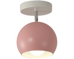 Plafondlamp Verstelbaar Slaapkamer Modern Plafonnière Bolvormig voor Kinderkamer Eetkamer Badkamer Roze