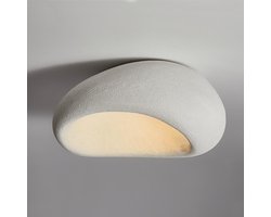 Plafondlamp Wabi-Sabi Gesimuleerde Stenen Look Hoge Dichtheid Polystyreenhars E27 45-80 cm