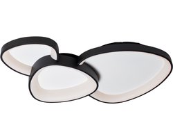 Plafondlamp / Wandlamp Organico | Freelight plafondlamp | Mat zwart | 80 Watt ledverlichting | Dimbare plafondlamp | 2700 Kelvin warm wit licht | 3880 lumen | Lengte 91 cm | Modern design | Plafondlamp woonkamer / plafondlamp slaapkamer