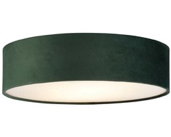 Plafondlamp woonkamer lamp slaapkamer licht E27 fluweel groen wit rond keuken