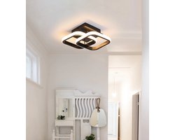 Plafondlamp Zwart - Gangpad Lamp - Moderne Lamp - 3 Kleuren - Plafondverlichting Slaapkamer of Hal - Woondecoratie - Plafoniere