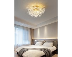 Plafondlampen-Moderne-kristallen-plafondlamp-6 G9 zilveren kroonluchter lamp-voor woonkamer, slaapkamer, eetkamer, hal-chroom