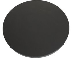 Plafondplaat Zwart Rond Ø 50cm Incl. Ophangbeugel I15300S