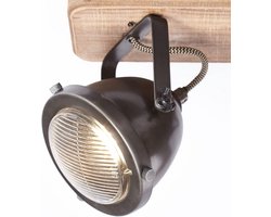 Plafondspot met 3 vlambogen in vintage stijl - industriële verlichting met draaibare koppen