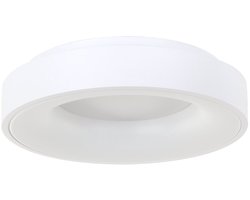 Plafonnier Ringlede 2563W Wit Ø48cm - Modern ontwerp van kunststof en metaal, perfect voor binnen van merk Steinhauer