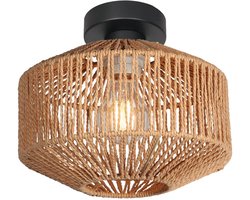 Plafonnier Ropex 4503ZW – crèmekleurige touw kap, metaal, Scandinavisch ontwerp, door Anne Light Home, diameter 23 cm, hoogte 15,5 cm, perfect voor diverse binnenruimtes