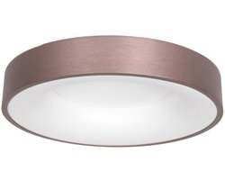 Plafonnieres Ringlede 2563BR Brons Ø48cm - Modern Design van Steinhauer, Gemaakt van Metaal en Kunststof, Geschikt voor Binnengebruik
