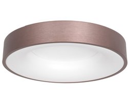 Plafonnieres Steinhauer Ringlede 2562BR Brons Ø38cm - Modern Design van Metaal en Kunststof, Dimbaar voor Binnengebruik