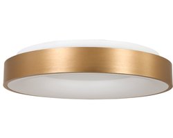 Plafonnieres Steinhauer Ringlede 2562GO Goud Ø38cm - Modern, Kunststof, Metaal, Dimbaar voor Binnengebruik