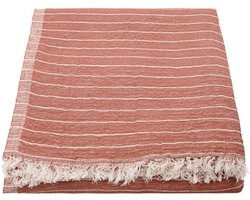 Plaid Alice stripe Dusty Berry 200x140cm