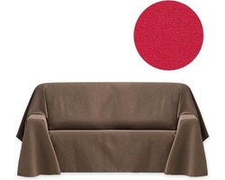 Plaid Banes 180x270cm - Rood - Luxe, duurzaam en multifunctione plaids van de beste kwaliteit