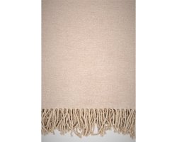 Plaid | Jane - Roze/Beige - 80% Katoen - Zacht & Ademend - Pimlico