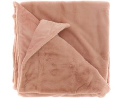 Plaid - Klaas - Roze - Polyester