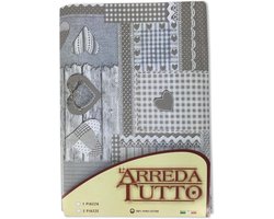 Plaid Plaid - Bankkleed - Bescherming Meubels - 100% Puur Katoen - 260x280 cm - Beige