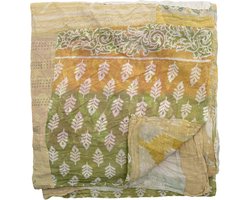 Plaid Sari geel 150x130cm