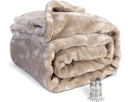 Plaid Silke 150x200cm - Extra dik - Zwaar plaid - Super zacht - Fleece plaid