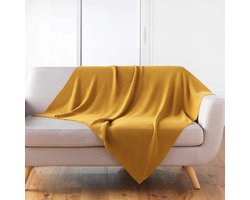 Plaid TRICOTINE, 125 x 150 cm