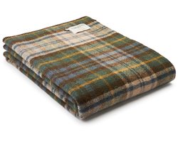 Plaid zonder franje Tartan Antique Dress Gordon - 150x200 - Nieuw Wol - Tweedmill UK