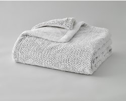 Plaids Cocooning - maxi fleece deken- maxi plaid -fleece bedsprei - Queen Snake-Superzachte fleece - 220 cm x 240 cm