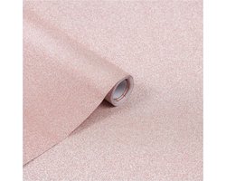 Plakfolie Roze Glitter - Meubelwrap Vinyl - Meubels Upcyclen - Made in Germany - 45 cm x 15 m - Roze