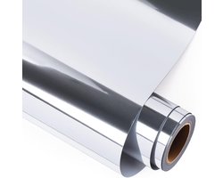 Plakspiegel - Zelfklevende Spiegelstickers - PET - Wandspiegel - Wanddecoratie - Stijlvolle Decoratie voor Elke Ruimte - 50x200cm - 0.1mm