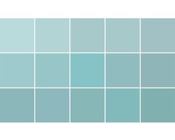 Plaktegels - Zelfklevende Tegels - 15x15 cm - Ulticool - Blauw Zeegroen Lichtblauw - 15x15 cm - 15 stuks - Decoratie Sticker Tegels - Accessoires - Plakfolie Tegelstickers - Sticktiles - Sanitair Toilet - WC - Badkamer - Keuken