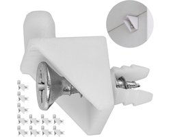 Plankdrager, 12 stuks, compatibel met IKEA PAX en KOMPLIMENT planken, vervanging voor 115344, 101558, 106422, 139199, 139200, 10077788, plankdrager met spreiplug, bodem houder rek inzetpen