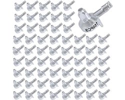 Plankdragers - Legering - Plankdragerpennen - Compatibel - Billy Boekenkast - Accessoires - Vervangende onderdelen - 131372 - Kast - Boekenplank - Allecta - IKEA - 150 stuks.