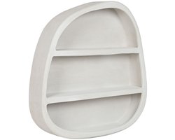 Planken Home ESPRIT Wit Hout MDF 100 x 18 x 100 cm Voor aan de muur