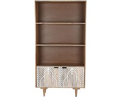 Planken Home ESPRIT Wit Mangohout 90 x 35 x 168 cm
