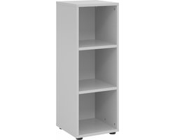 Planken kast BETA 9 smal - 3 OH Grijs