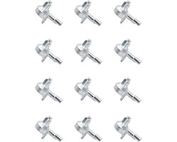 Plankstift vloerdrager, houders voor planken geschikt voor IKEA BILLY & BRIMNES rek (12 stuks)