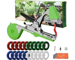 Plant Bindtang - Tuingereedschap Set - Planten Steunen - Eénhandige Bediening - 20 Rollen Tape - Blauw