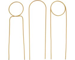Plant Trellis Klimrek 157" Metalen Topiary Houder Multifunctionele Winddichte Stevige Plank Voor Ingemaakte Bloemstuk Gewassen Groenten(goud)