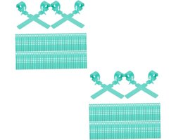 Planten Naam Stakes - Planten Labels - Tuin Ordening - Flexibel PVC Materiaal - 200 Stuks - Groen en Oranje