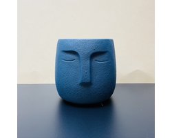 Planten Pot Face Cement - Interieur - Woon Decoratie - Planten - Interieur
