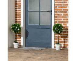 Planten Realistische Lavendel 2 Delig 60 Cm Kunststof In Witte Pot Voor Woonkamer Slaapkamer Hal Kantoor En Decoratieve Styling