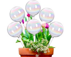 Planten Regenboog Waterballen - 6 PCS - Zelf Watergevende Stenen Voor Binnenplanten - Waterbollen Voor Vakantie Reizen - Voor Bloemen En Kamerplanten