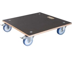 Planten Trolley - Bloemenroller Verplaatsen - Zware Potten Verplaatsen - Antislip Oppervlak - 58 x 58 cm - Houtkleur