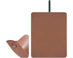 Planten Verpotmat - Ompotschaal Tuin - Binnen en Buiten - Waterdicht PVC Leer - 67 x 100 cm - Bruin