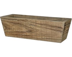 Plantenbak - Bak voor planten Classic Home and Garden Hout Buffelbruin Groot formaat - Binnen en Buiten gebruik